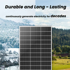 200W Rigid Solar Panels w/ cable and connector