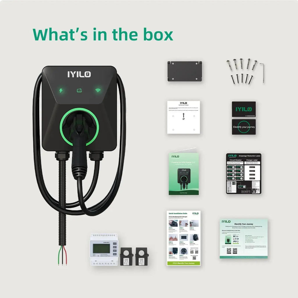 IYILO Pro EV Charger level 2 Hardwired with energy meter - 48A