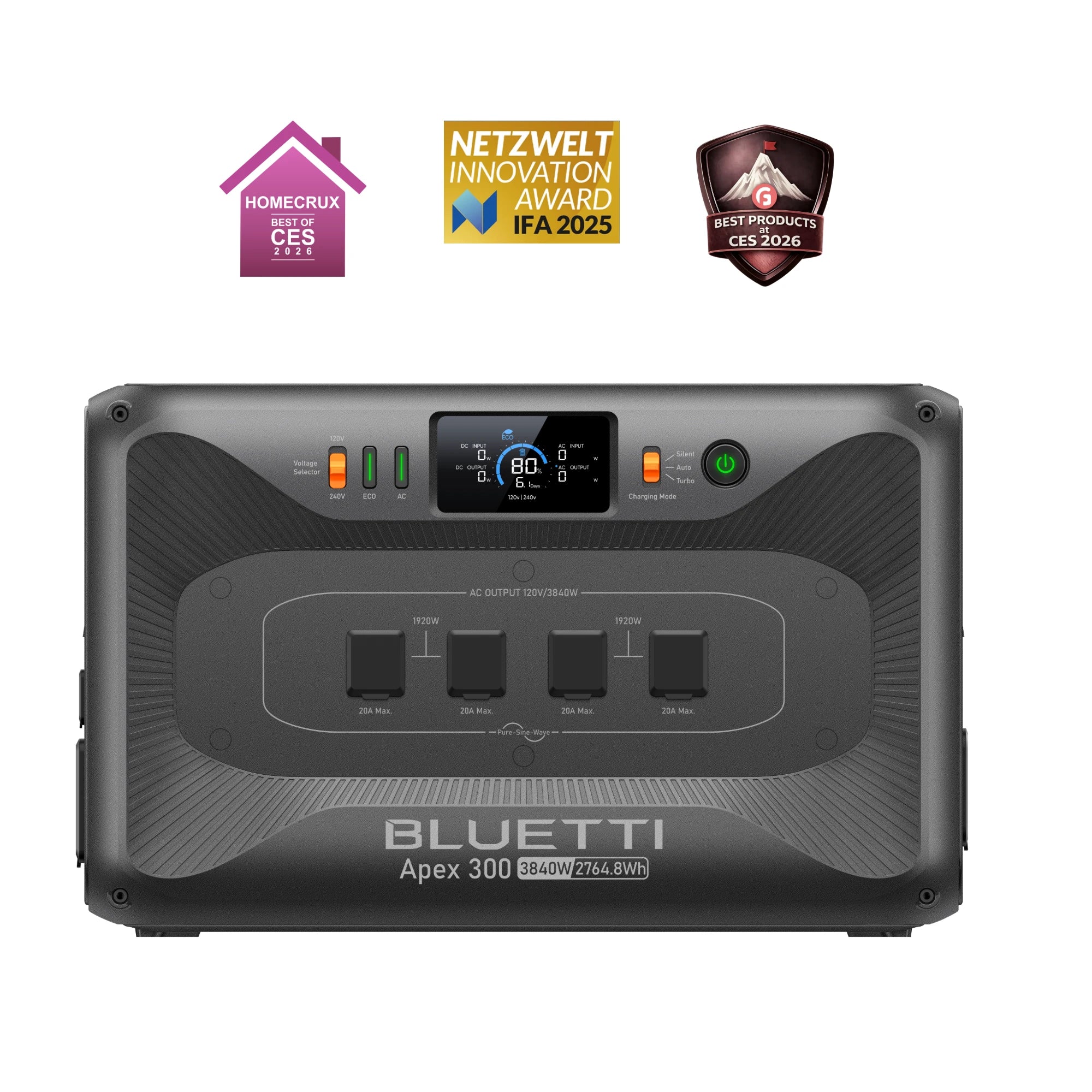 BLUETTI Apex 300 Versatile Power Station | 3,840W, 2,764.8Wh