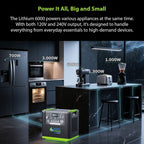 Nature's Generator Lithium 6000 and Transfer Switch