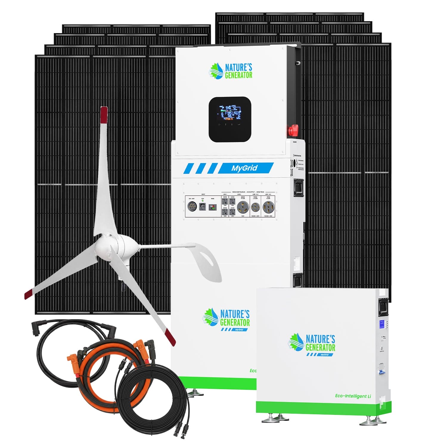 MyGrid 10K Solar and Wind Generator for Home