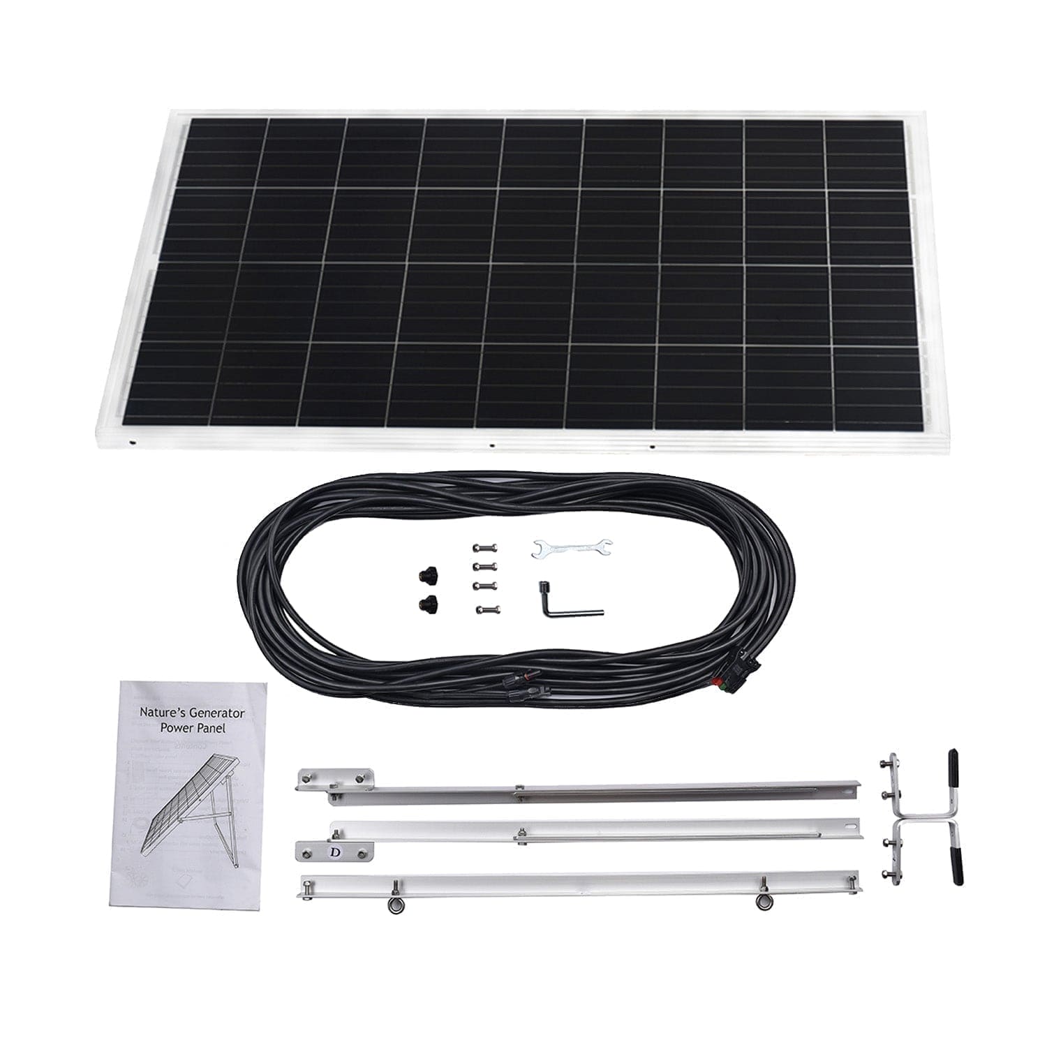 200W Rigid Solar Panels w/ cable and connector