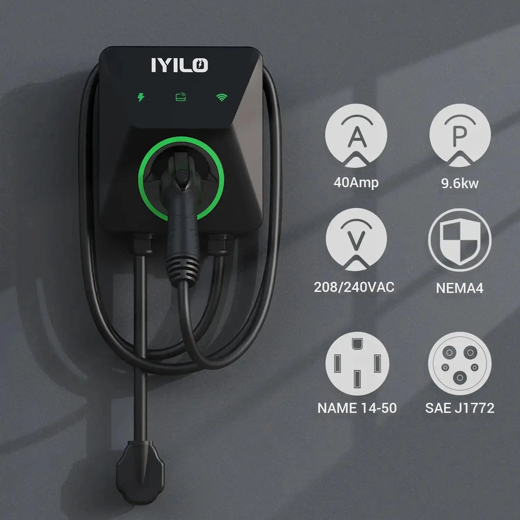 IYILO Level 2 EV Charger Plug In - 40A