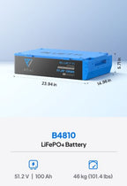 BLUETTI B4810 LiFePO₄ Battery | 51.2 V, 100 Ah