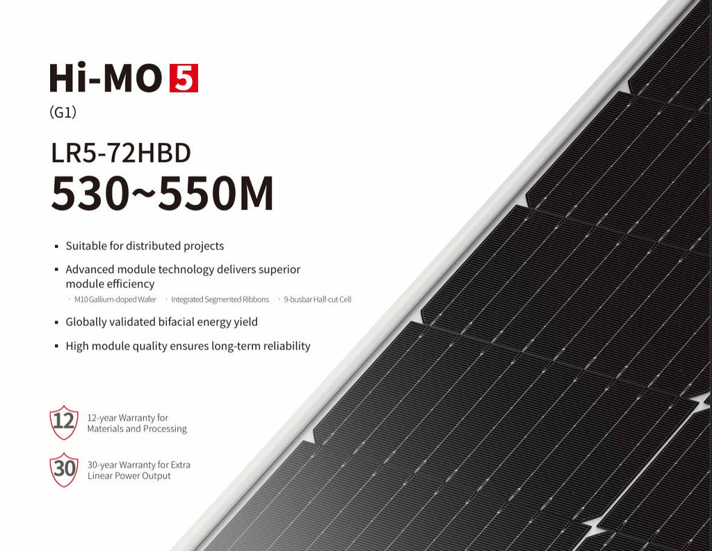 Longi LR5-72HBD-540M Solar Panel