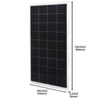 200W Rigid Solar Panels w/ cable and connector